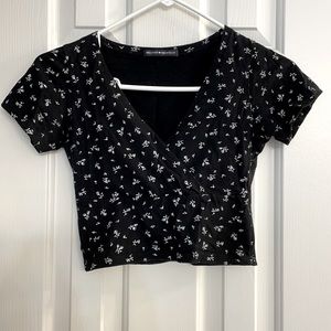 Brandy Melville Floral Crop Top